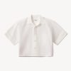 Mainstay Cotton Cut-Off Short Sleeve Button Down