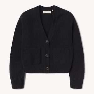 Soft Spun Cotton Boxy Cardigan